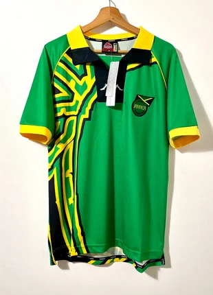 Maglia away retrò Giamaica 1998 M- Verde/Gialla, marque: Kappa, état: Très bon état, taille: M, 27,80 €, 29,89 € Protection acheteurs incluse
