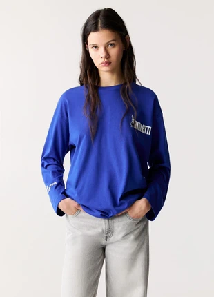 Bialetti blue longsleeve, merk: Bialetti, staat: Heel goed, maat: M / 38 / 10, € 9,99, € 11,19 inclusief Kopersbescherming