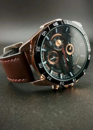 Montre marron-noire, doré-abricot, quartz, r355, brand: Vavavoom, condition: Very good, size: 43–46 mm, €13.50, €14.88 includes Buyer Protection Pro