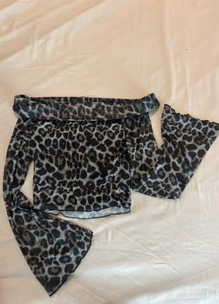 Top animalprint, marque: Shein, état: Neuf sans étiquette, taille: XS / 34 / 6, 2,00 €, 2,80 € Protection acheteurs incluse