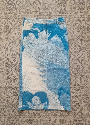 Jupe Longue dress En jean Paloma wool print hermosa Femme - S, merk: Paloma Wool, staat: Nieuw zonder prijskaartje, maat: S / 36 / 8, € 140,00, € 147,70 inclusief Kopersbescherming