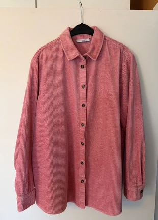 Heerlijk zacht, geribbeld velours hemd van Sora - JBC, merk: JBC, staat: Nieuw zonder prijskaartje, maat: M / 38 / 10, € 8,00, € 9,10 inclusief Kopersbescherming