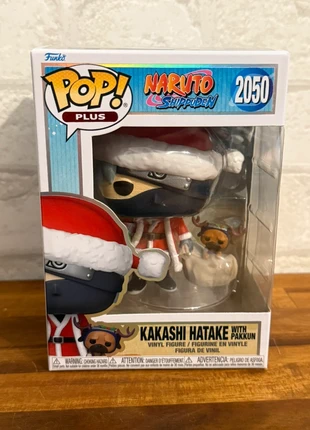 Funko Pop! N°2050 – Kakashi Hatake (Christmas) with Pakkun – Naruto Shippuden, merk: Funko, staat: Heel goed, maat: Universeel, € 16,90, € 18,45 inclusief Kopersbescherming