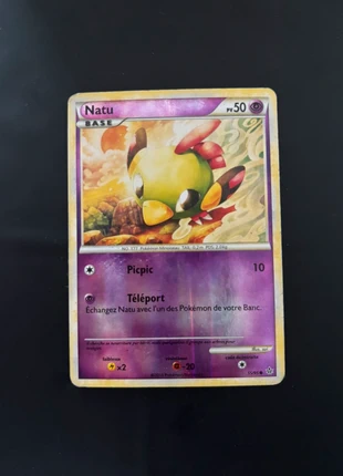Natu 55/95 reverse - hgss déchaînement - 2010, marque: Pokémon, état: Satisfaisant, 1,99 €, 2,79 € Protection acheteurs incluse