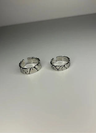 Ring Set Silber neu, marque: CHROME, état: Neuf avec étiquette, taille: Ajustable, 11,00 €, 12,25 € Protection acheteurs incluse