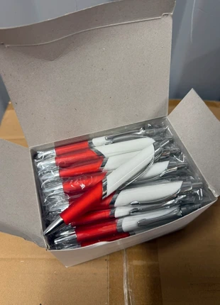 50x black ink click pens with red trim, brand: stationary, condition: New with tags, £6.00, £7.00 includes Buyer Protection