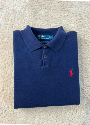 Pull Col Polo Ralph Lauren marine / Taille L, merk: Ralph Lauren, staat: Goed, maat: L, € 33,00, € 35,35 inclusief Kopersbescherming Pro