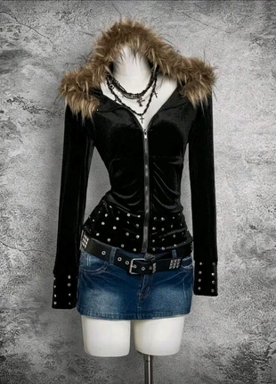 Sudadera Y2k Gothic Streetwear Vintage Style, marque: y2k, état: Neuf sans étiquette, taille: S / 36 / 8, 35,00 €, 37,45 € Protection acheteurs incluse