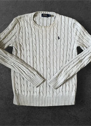 Pull Torsadé Ralph Lauren, brand: Ralph Lauren, condition: New without tags, size: S / 36 / 8, €45.00, €47.95 includes Buyer Protection