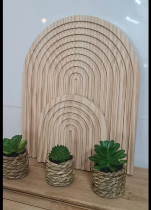 2D Rainbow Arch Wooden Wall Decor – Modern Boho Style Rustic Home Accent, brand: The Unbranded Brand, condition: Like new, £14.99, £16.44 includes Buyer Protection