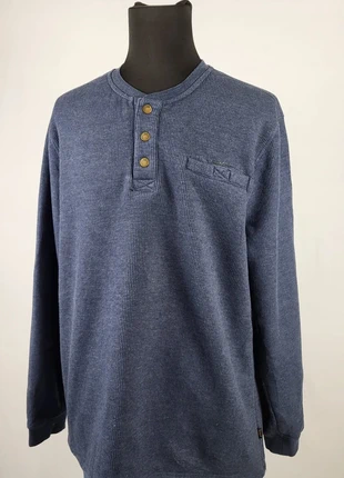 Sweat Lee XL doublé polaire bleu à boutons vintage workwear cozy automne hiver premium, marque: Lee, état: Très bon état, taille: XL, 25,00 €, 26,95 € Protection acheteurs (Pro) incluse