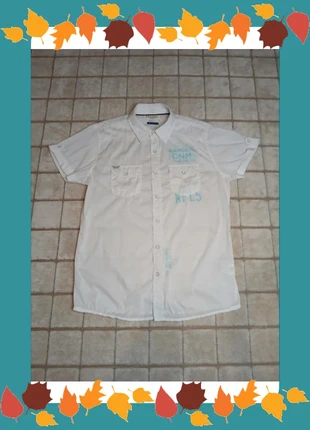 Chemise blanche kaporal, taille M, coton polyester, très bon état., marque: Kaporal, état: Très bon état, taille: M, 9,90 €, 11,10 € Protection acheteurs incluse