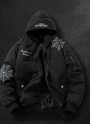 Veste à capuche brodée araignée pour Halloween - Taille M, marque: Vintage Halloween, état: Très bon état, taille: M, 130,00 €, 137,20 € Protection acheteurs incluse