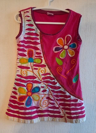 Tunique / t-shirt 4 ans Style Bohème, merk: Fabrication Artisanale, staat: Heel goed, maat: 4 jaar / 104 cm, € 8,00, € 9,10 inclusief Kopersbescherming