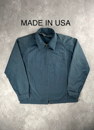 Veste Harrington Made in USA London Fog bleu marine couture blanche taille L homme - W07, marke: London Fog, zustand: Sehr gut, größe: L, 45,00 €, 47,95 € inklusive Vinted-Käuferschutz