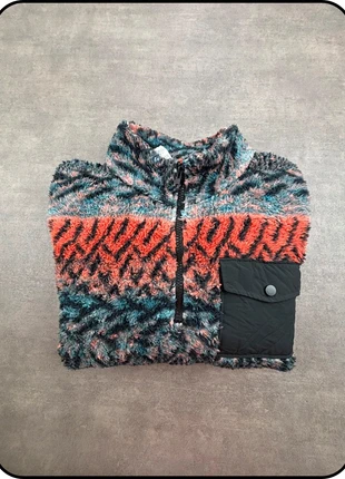 Polaire femme marika Los Angeles zippée multicolore à motif ethnique – taille L, marca: Vintage Dressing, estado: Muito bom, tamanho: L / 40 / 12, €25.00, €26.95 inclui Proteção do Comprador