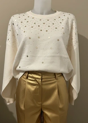 Pull crème, état: Neuf avec étiquette, taille: Taille unique, 12,00 €, 13,30 € Protection acheteurs incluse