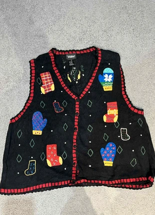 Christmas noel veste vest sweater pull vintage, marque: Vintage Dressing, état: Très bon état, taille: XXXL / 46 / 18, 20,00 €, 21,70 € Protection acheteurs incluse