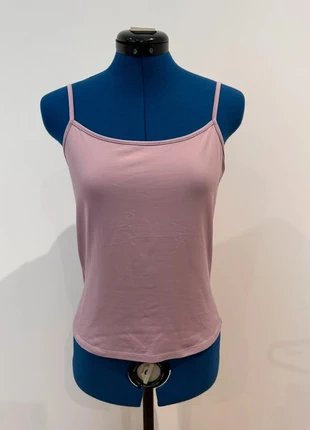 Top rose  à fines bretelles-taille L-promod, marke: Promod, zustand: Sehr gut, größe: L / 40 / 12, 5,50 €, 6,48 € beinhaltet Vinted-Käuferschutz Pro