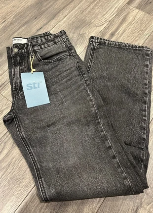 Stradivarius STR straight leg jean in washed black, brand: Stradivarius, condition: New with tags, size: S / UK 8-10, £10.00, £11.20 includes Buyer Protection