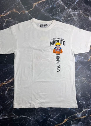 T-shirt Naruto pull&bear S blanc, brand: Pull & Bear, condition: Good, size: S, €3.00, €3.85 includes Buyer Protection