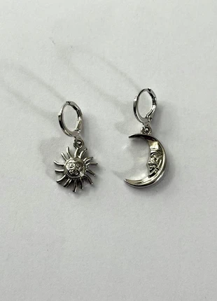 Sun & moon earrings Celestial / Whimsigoth / 90s, marque: Cider, état: Neuf sans étiquette, 2,50 €, 3,33 € Protection acheteurs incluse