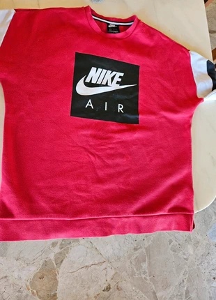 felpa nike air rossa oversize maniche a contrasto taglia L, marque: Nike Air, état: Très bon état, taille: L, 15,00 €, 16,45 € Protection acheteurs incluse