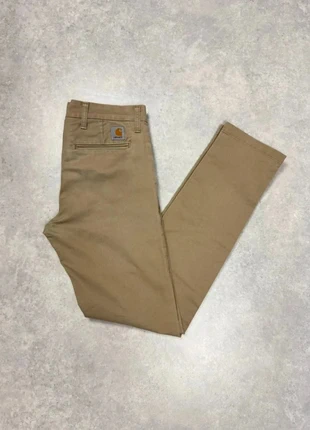 Chino Carhartt Homme 31x34 – Modèle Sid Pant beige – Pantalon Coton, marca: Carhartt, estado: Muito bom, tamanho: PT 40 | W31, €25.00, €26.95 inclui Proteção do Comprador