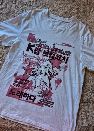 camisa estampada kpop ssstufff, merk: ssstufff, staat: Nieuw zonder prijskaartje, maat: L, € 16,00, € 17,50 inclusief Kopersbescherming