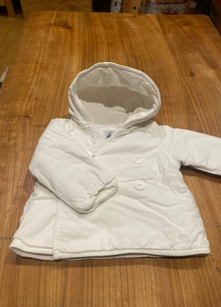 Veste a capuche 3 mois, marca: Petit Bateau, estado: Muito bom, tamanho: 3-6 meses / 62 cm, €3.00, €3.85 inclui Proteção do Comprador