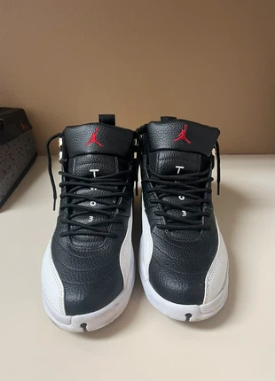 This is a pair of Air Jordan 12 Retro "Playoff" sneakers, brand: Jordan, condition: Very good, size: 8.5, $45.00, $47.95 includes Buyer Protection
