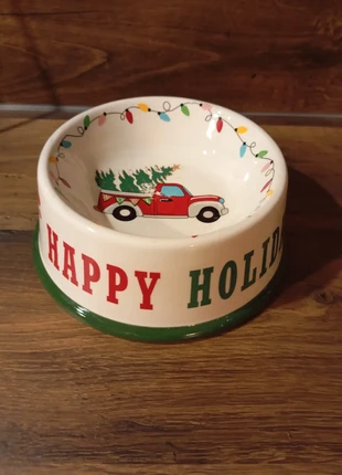 Gamelle en céramique chien chat thème Noël, état: Très bon état, 5,00 €, 5,95 € Protection acheteurs incluse