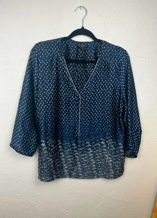 Blouse femme bleu marine Grain de Malice motif léger – Taille XXL 👚, marque: Grain de Malice, état: Très bon état, taille: XXL / 44 / 16, 5,52 €, 6,50 € Protection acheteurs incluse