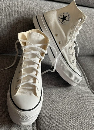 New 😍 : converse plate-forme blanche / 39 / très bon état, brand: Converse, condition: Very good, size: 39, €38.00, €40.60 includes Buyer Protection Pro