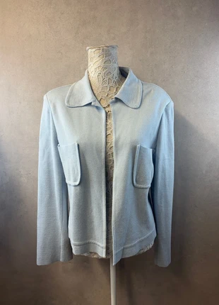 Gilet cardigan bleu pastel poches plaquées – Made in France – Taille L – Lot P1, condition: Very good, size: L / 40 / 12, €8.00, €9.10 includes Buyer Protection Pro