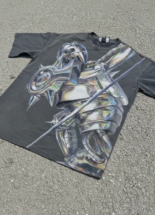 T-shirt Graphic Tee Anime JoJo's Bizarre Chrome Noir Chariot Stardust Crusaders vintage, brand: Vintage Dressing, condition: Very good, size: M / 38 / 10, €35.00, €37.45 includes Buyer Protection