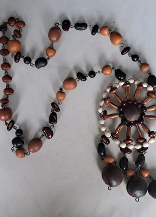 Vintage ketting Tribal nomade Sieraad zaden en pitten boho, merk: Vintage, staat: Goed, € 5,75, € 6,74 inclusief Kopersbescherming