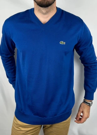 🐊 Pull Lacoste Bleu - Laine et Acrylique 🐊, marke: Lacoste, zustand: Sehr gut, größe: L, 44,90 €, 47,85 € beinhaltet Vinted-Käuferschutz Pro