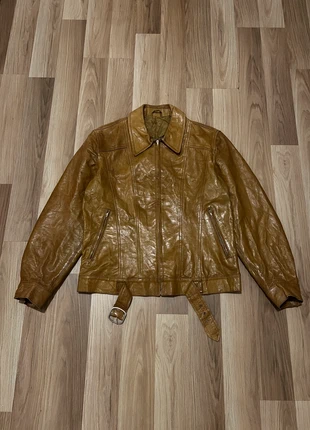 Lanvin Paris Vintage Rare 80’s Avant Garde Cowboy Style Leather Jacket, merk: Lanvin, staat: Heel goed, maat: M, € 170,00, € 179,20 inclusief Kopersbescherming