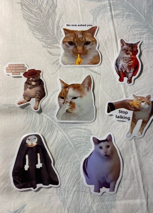 Grumpy cat sticker pack, merk: Stickers, staat: Nieuw met prijskaartje, € 1,00, € 1,75 inclusief Kopersbescherming