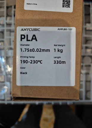Anycubic PLA black, marque: anycubic, état: Neuf avec étiquette, 12,50 €, 13,83 € Protection acheteurs incluse