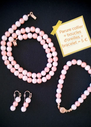 Parure bijoux fantaisie, brand: Fantaisie, condition: New with tags, €5.00, €5.95 includes Buyer Protection