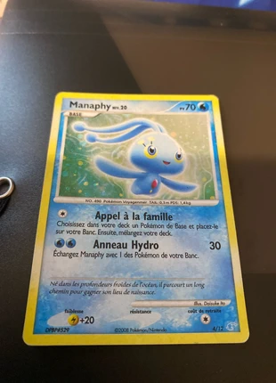 Manaphy 4/12 traîner kits, marke: Pokémon, zustand: Zufriedenstellend, 2,00 €, 2,80 € inklusive Vinted-Käuferschutz