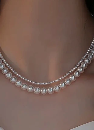Elegant vintage style double pearl necklace, condition: New without tags, £7.00, £8.05 includes Buyer Protection