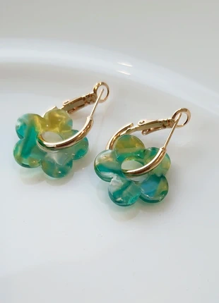 Boucles d’oreilles fleur 20 mm – acier inoxydable, condition: New without tags, €5.90, €6.90 includes Buyer Protection