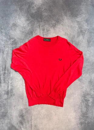 Fred Perry Red Sweater Classic Logo Knit, marque: Fred Perry, état: Très bon état, taille: M, 24,50 €, 26,43 € Protection acheteurs incluse