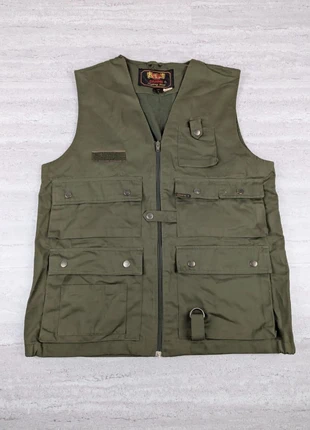 Gilet multi-poches vintage Campri – kaki – taille M – made in Korea, marque: Campri, état: Très bon état, taille: M, 25,00 €, 26,95 € Protection acheteurs incluse