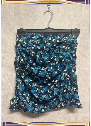 Falda corta drapeada estampado floral Zara – talla 34, marque: Zara, état: Neuf sans étiquette, taille: XS / 34 / 6, 6,00 €, 7,00 € Protection acheteurs incluse
