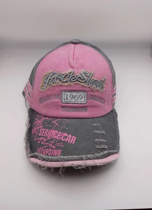 Rock shack pink 🩷 & grey 🩶 baseball cap, brand: Unbranded, condition: New without tags, size: One size, £5.00, £5.95 includes Buyer Protection Pro