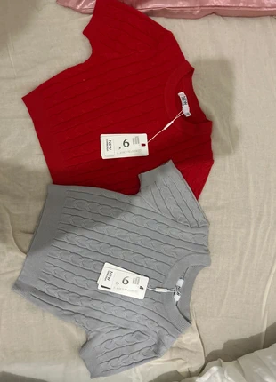 Lot de 2 tricot effet maille à manche courte, marque: Boutique indépendante, état: Neuf avec étiquette, taille: S / 36 / 8, 10,00 €, 11,20 € Protection acheteurs incluse